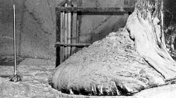 7. Çernobil'deki Fil Ayağı, bir nükleer felaketin ortaya çıkardığı en tehlikeli nesnelerden biri.