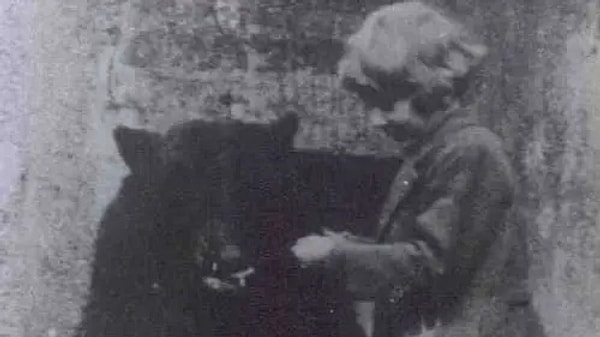 Londra Hayvanat Bahçesi'ndeki Winnie'yi ziyaret eden Christopher Robin, oyuncak ayısına onun adını verdi.