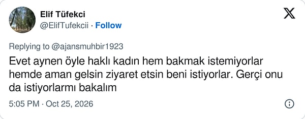 Bakmak istemeyip ziyaret bekleyen büyüklerin çelişkisine dikkat çekti