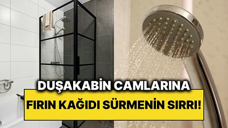 Duşakabin Camlarındaki Su Lekeleri İçin Mutfaktaki Bu Ürünü Kullanıyorlar!