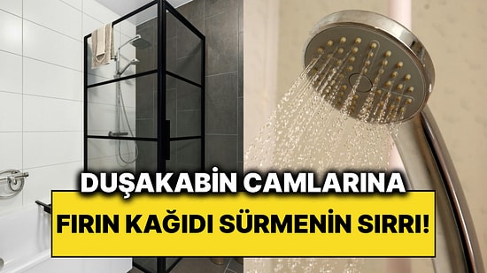 Duşakabin Camlarındaki Su Lekeleri İçin Mutfaktaki Bu Ürünü Kullanıyorlar!