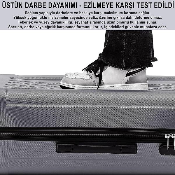 %100 ABS Hammadde ile Darbelere Karşı Üstün Koruma