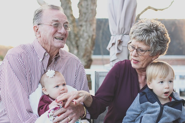 Grandparents also benefit from living with their grandchildren.