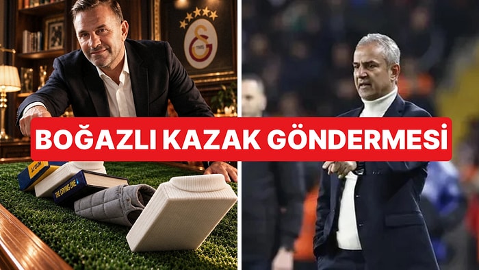Galatasaray'dan İsmail Kartal'a Boğazlı Kazak Göndermesi Geldi