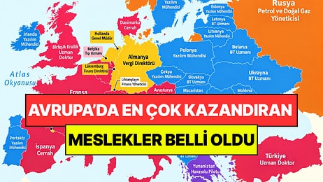 Avrupa'da Ülke Ülke En Çok Kazandıran Meslekler Belli Oldu: Zirvedeki İsimler Şaşırttı