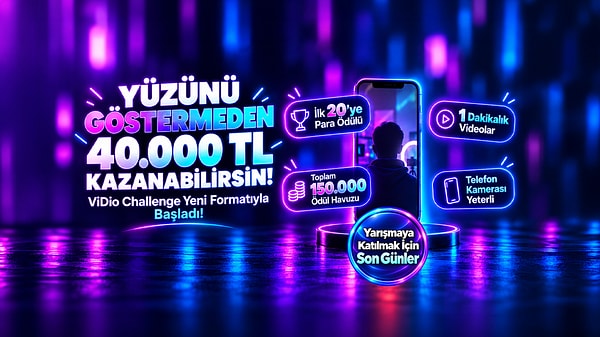 Bir Dakikada Yüzünü Göstermeden 40.000 TL Kazanma Şansı!