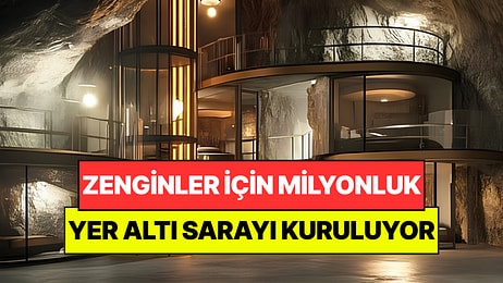 Dünya Yıkılsa Umurlarında Değil: Zenginlere 300 Milyon Dolarlık Yer Altı Sarayı Kuruluyor