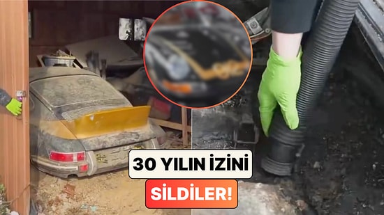 Bir Grup Genç 30 Yıl Önce Terk Edilmiş 1969 Model Porsche'yi İlk Günkü Haline Kavuşturdu
