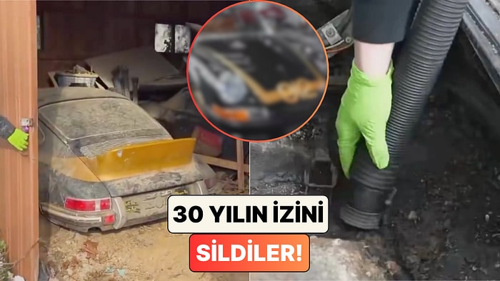 Bir Grup Genç 30 Yıl Önce Terk Edilmiş 1969 Model Porsche'yi İlk Günkü Haline Kavuşturdu