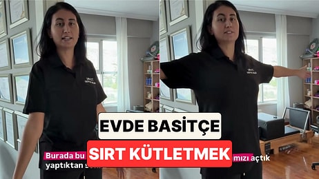 Fizyoterapist Fatma Aslan Evde Güvenli Bir Biçimde Sırtınızı Nasıl Kütletebileceğinizi Gösterdi
