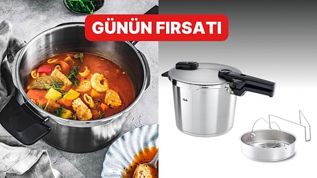Günün Fırsatı: Fissler Vitaquick Premium Düdüklü Tencere 6,0 Litre İndirimde!