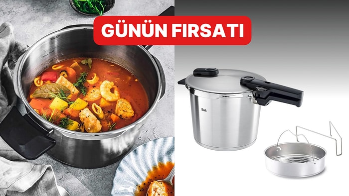 Günün Fırsatı: Fissler Vitaquick Premium Düdüklü Tencere 6,0 Litre İndirimde!