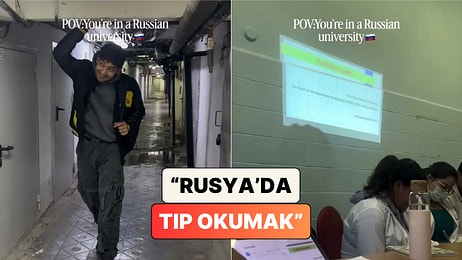 Rusya'da Tıp Okuyan Bir Öğrenci Üniversitesindeki Garip Koridorları ve Sınıf Ortamını Gösterdi