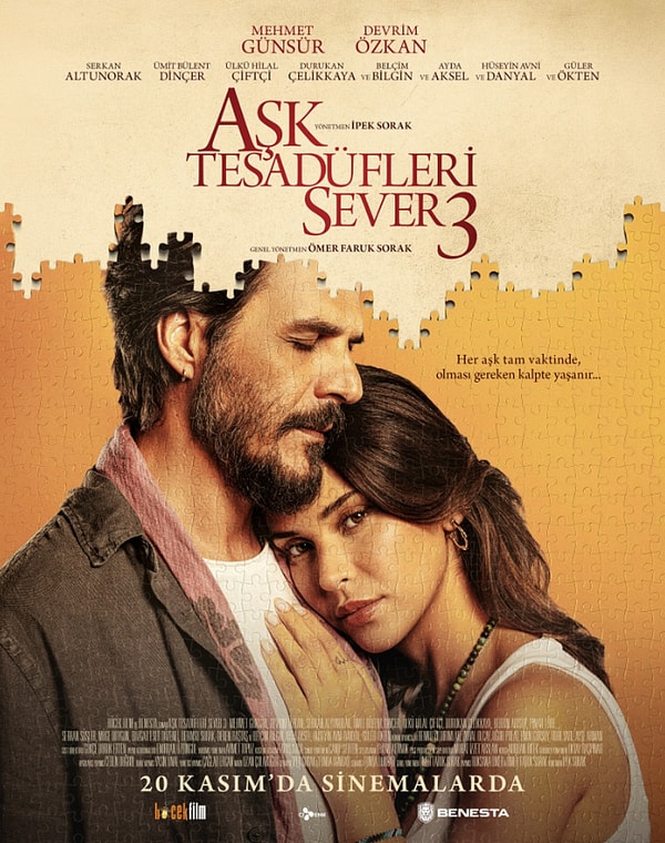 The first film Devrim Özkan ever saw in a cinema was Aşk Tesadüfleri Sever, and her first movie role is in its sequel.