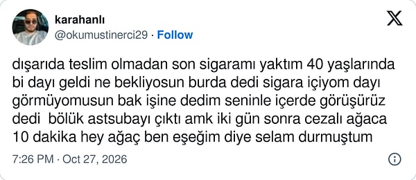 Şunu hayatının bir döneminde yaşamayan yoktur.