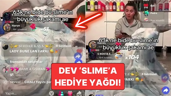 3 Milyon Kazanmışlar! TikTok'ta Slime Yapan Bir Yayıncının Canlı Yayınını 65 Bin Kişi İzledi