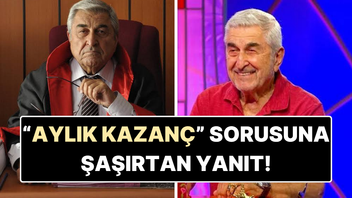 Usta Oyuncu Cihat Tamer'e Kazancı Soruldu: Verdiği Cevap Şaşırttı!