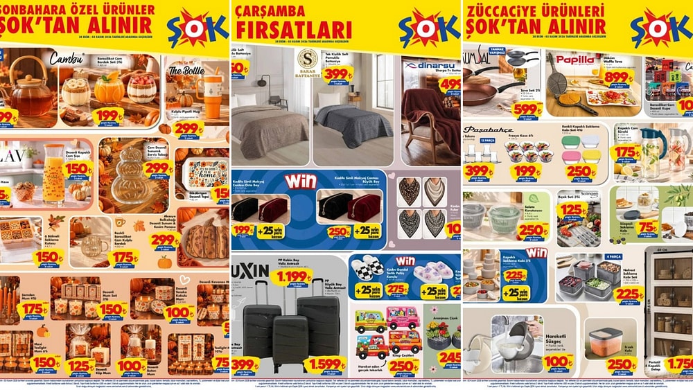 ŞOK'a Portatif 4 Kapaklı Dolap Geliyor! 28 Ekim 2026 ŞOK Aktüel Ürünler Kataloğu