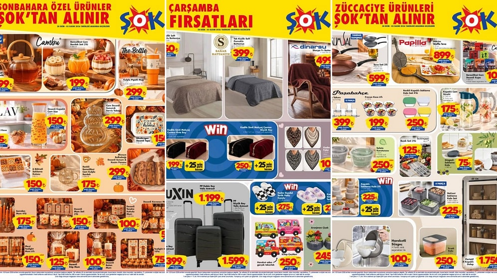 ŞOK'a Portatif 4 Kapaklı Dolap Geliyor! 28 Ekim 2026 ŞOK Aktüel Ürünler Kataloğu