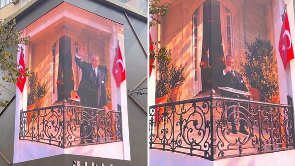 Caddeden Geçenler Durup İzledi
