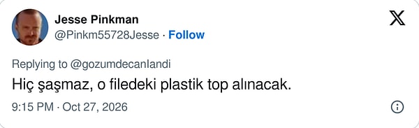 Patlayacak, yeniden alınacak.