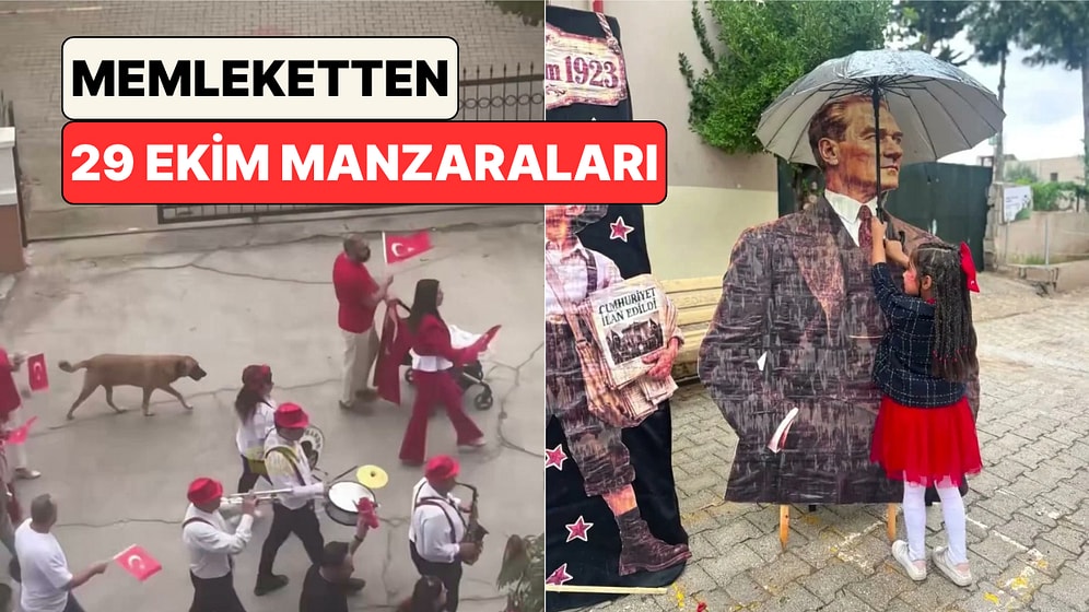 Memleketten 29 Ekim Cumhuriyet Bayramı Manzaraları: Cumhuriyetimizin 103. Yılı Böyle Kutlandı