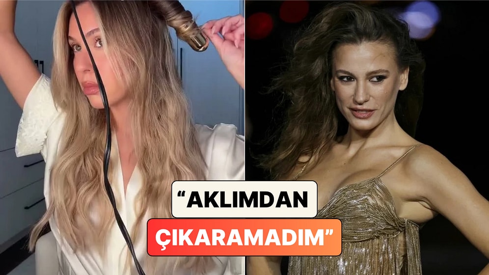 Yabancı Bir İçerik Üreticisi Serenay Sarıkaya'nın Paris Podyumundaki İknonik Saç Modelini Denedi