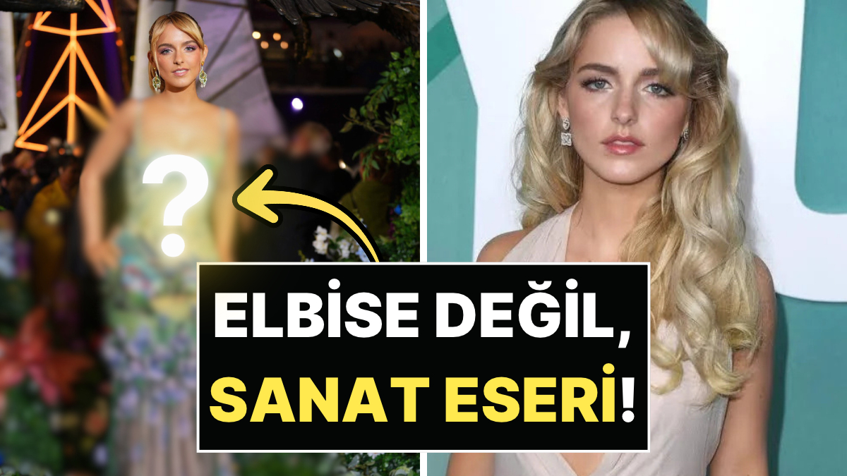 Kırmızı Halıya Elbise Değil Sanat Eseriyle Çıktı! McKenna Grace'in Açlık Oyunları Temalı Elbisesi Viral Oldu