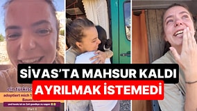 Dünya Turuna Çıkan Gezgin Sivas'ta Mahsur Kaldı: Ayrılık Anı Çok Zor Oldu