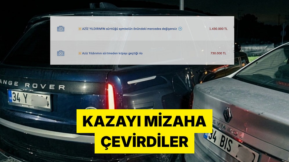 Aziz Yıldırım'ın Araca Çarpmasının Ardından Araç Satıcıları İlan Başlıklarında Şov Yaptı