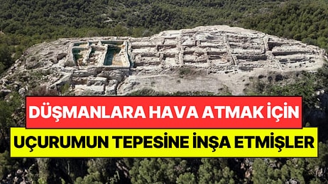 Düşmanlara Hava Atmak İçin Uçurumun Tepesine 4 Bin Yıl Önce Surlar Örmüşler