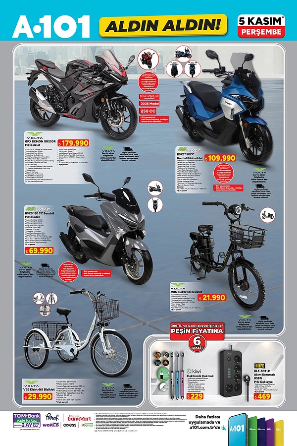 Volta GPX DEMON GR250R Motosiklet 179.990 TL