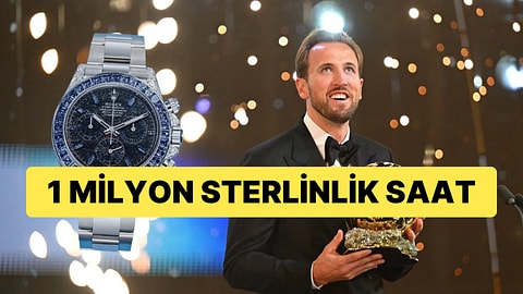 Harry Kane Ballon d'Or Töreninde 1 Milyon Sterlinlik Saatiyle Dikkat Çekti
