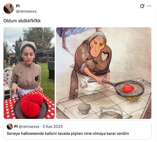 Halloween hazırlığı.