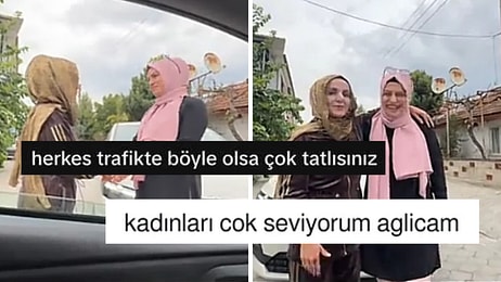 Trafikte Burun Buruna Gelen İki Kadın Sürücü de Direksiyon Hocası Çıktı: Tartışma Dostlukla Bitti