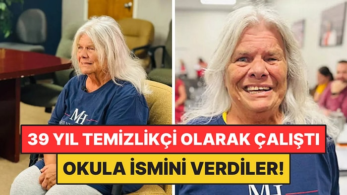 39 Yıl Temizlik Görevlisi Olarak Çalıştı: Yeni Okula Onun Adını Verdiler