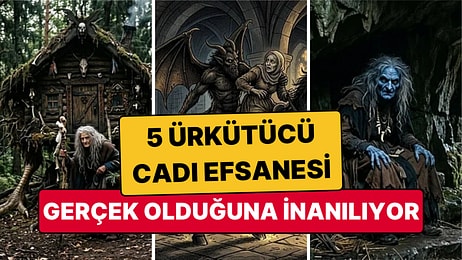 Yüzyıllardır Anlatılan 5 Ürkütücü Cadı Efsanesi: Tavuk Ayaklı Kulübeden Zincirli Tabuta