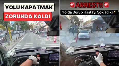Ambulansı Durdurup Hastayı Şokladılar: Bir Ambulans Şoförü Yoğun Trafikte Yaşadığı Zorlu Anları Paylaştı