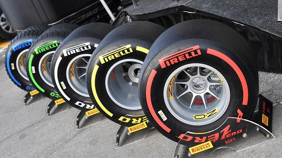 F1'de kullanılan lastik tipleri nelerdir?