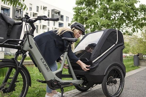 Trike Family Hybrid ve Trike Cargo Hybrid isimli iki yeni bisiklet, adlarından da anlayabileceğiniz üzere kargo işleri ve çocuklu ailelere daha çok odaklanıyor.