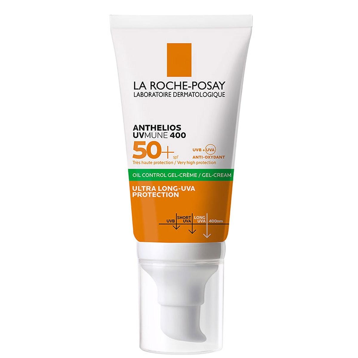 1. La Roche-Posay Anthelios Dry Touch Spf 50+ Yağlı Ciltler İçin Güneş Koruyucu Yüz Kremi