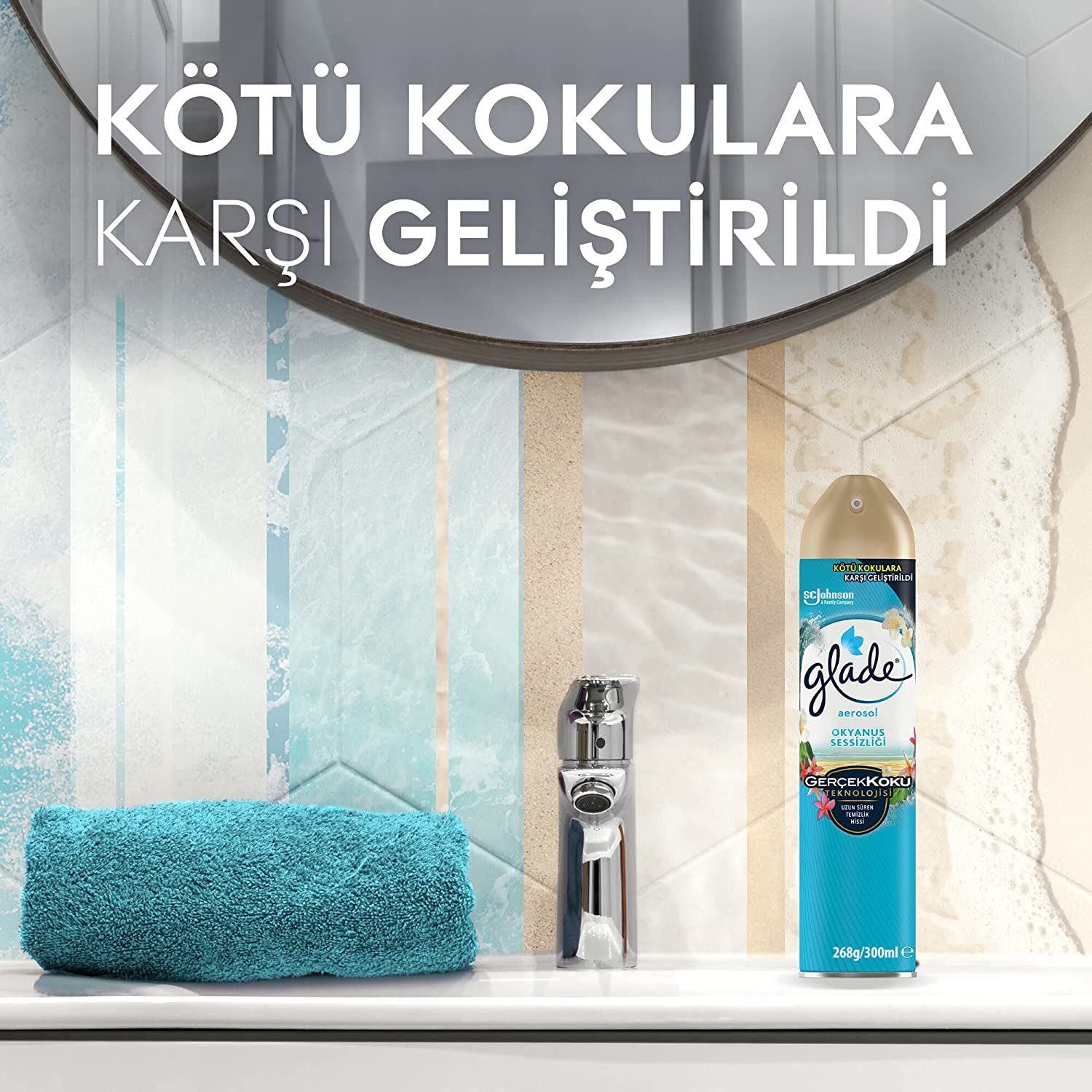 2. Glade Aerosol Okyanus Sessizliği Oda Kokusu