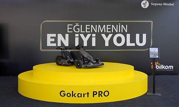 Çinli üretici, scooter modellerinin yanında Gokart PRO isimli aracıyla mobilite dünyasının maceracılarını da sevindirdi.