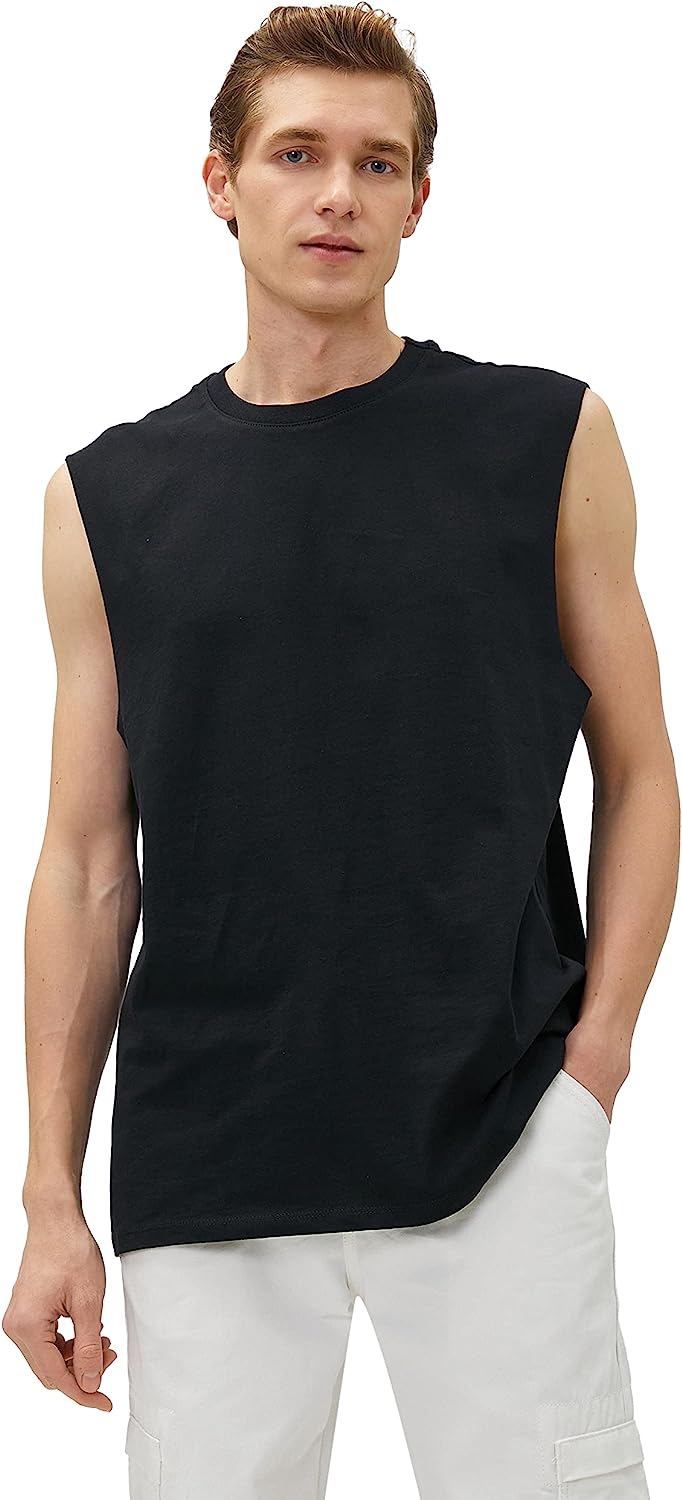 6. Bisiklet Yaka Pamuklu Atlet