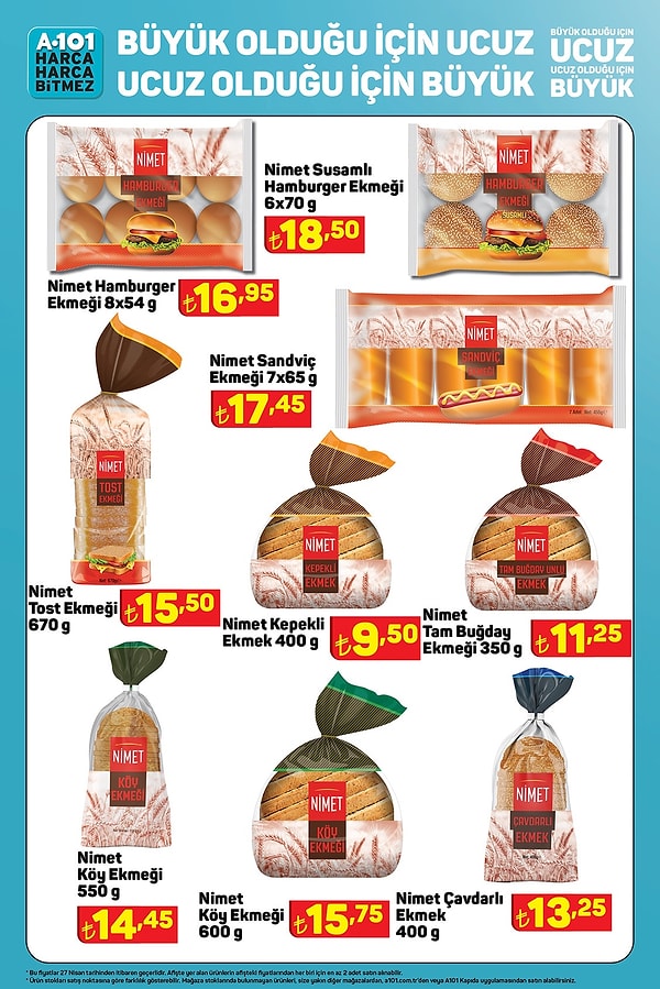 27 Nisan tarihinden itibaren geçerli;