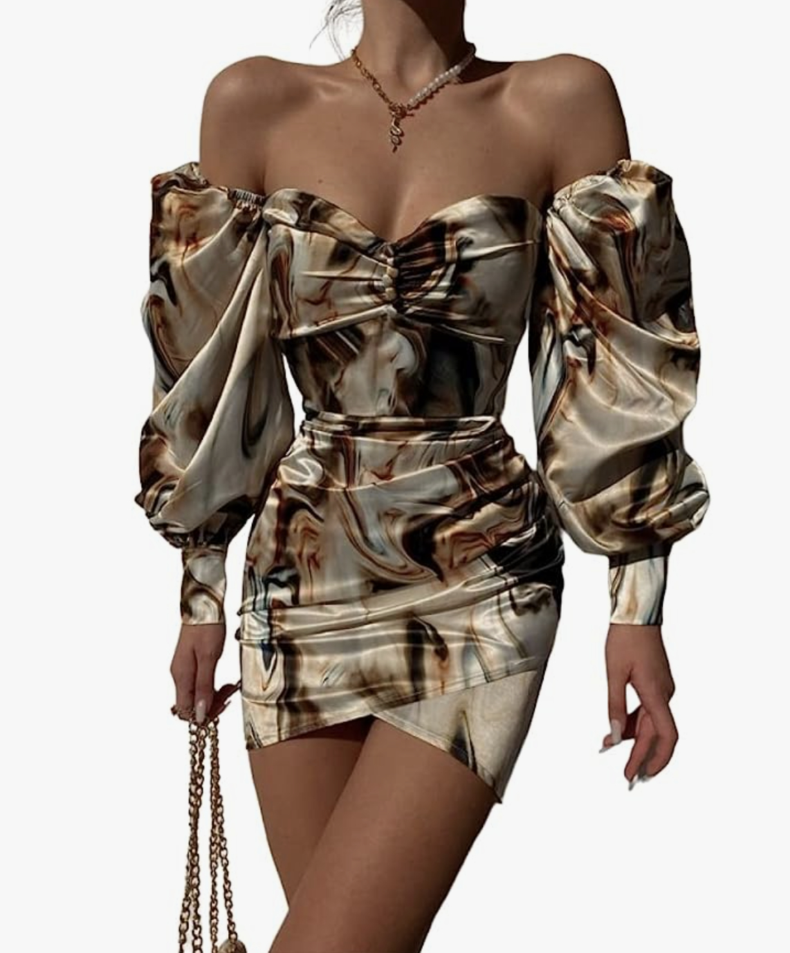 12. Krep Saten Elbise