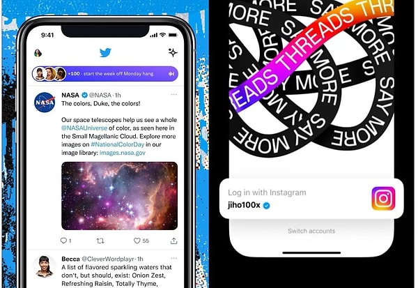 Çiçeği burnunda Threads daha çok kullanım özgürlüğü ile öne çıkarken, ihtiyat Twitter ise platformda para kazanmanın yollarını açtı.