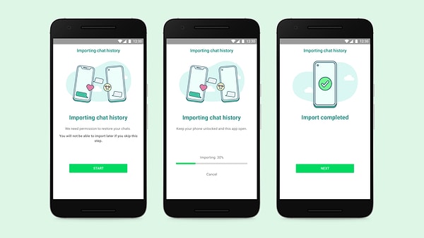 İşte halihazırda açık bir WhatsApp uygulamasında sohbet transferi gerçekleştirmek için gereken adımlar.