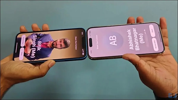Yan yana getirilen iPhone'lar otomatik olarak sahiplerinin kişi ve telefon bilgilerini saniyeler içerisinde birbirlerine ileterek, numara paylaşma işlemini saniyelere indiriyor.