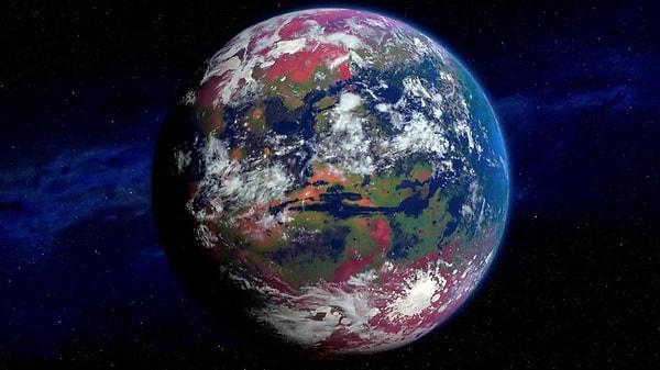 Öyle ki, NASA araştırmalarına göre gizemli gezegen, Dünya'nın kütlesinin yaklaşık 1.5-3 katı büyüklüğünde olabilir ve tıpkı Dünya gibi eğimli bir yörüngeye sahip olabilir.